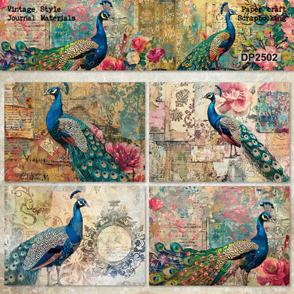 Peacock Papers 8pcs