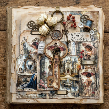 Elegant Lady Papers 8pcs