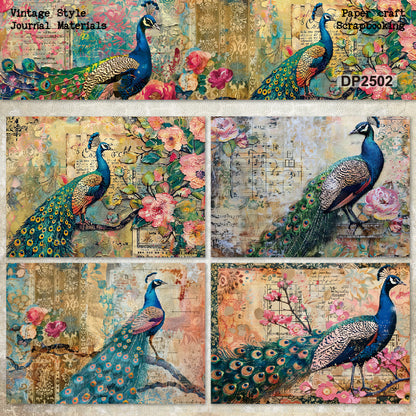 Peacock Papers 8pcs