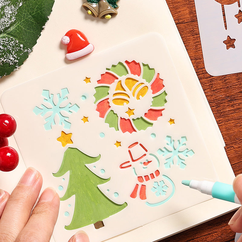 Christmas Journal Painting Stencils
