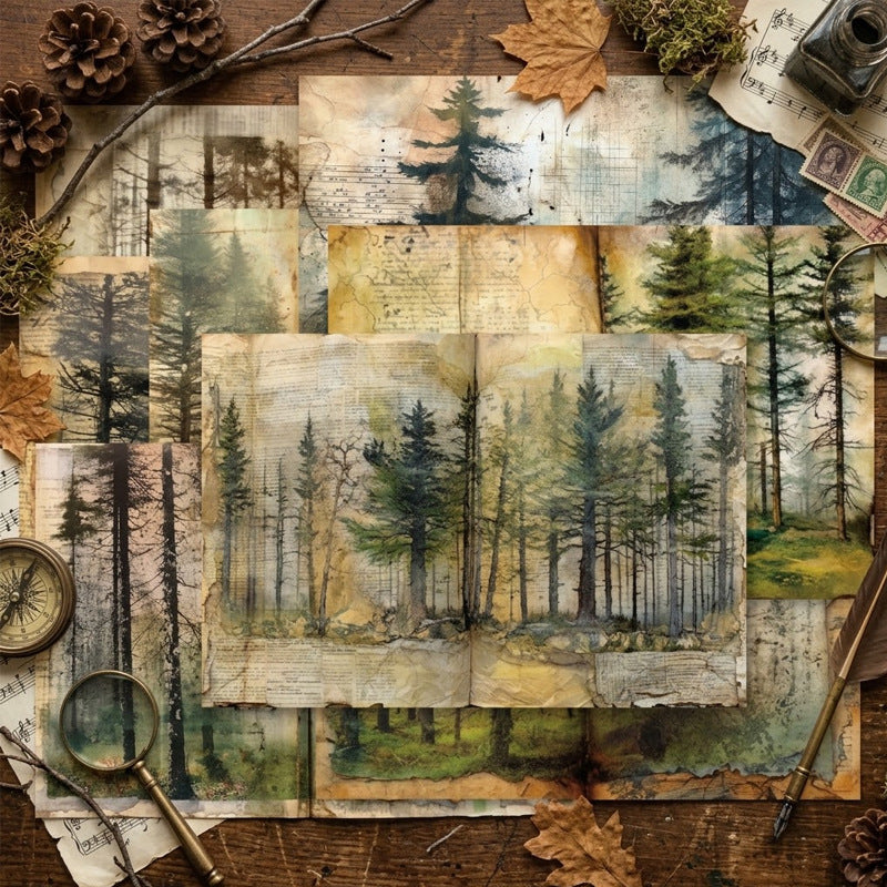 Woodland Whisper Journal Papers 8pcs
