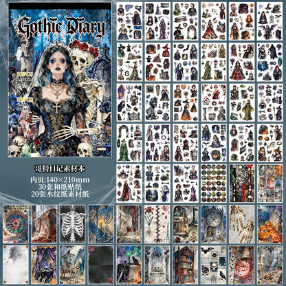 Gothic Diary Sticker Book