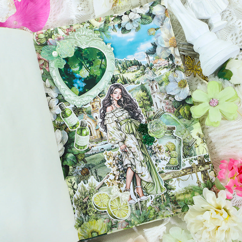 Fresh Green Sticker Book