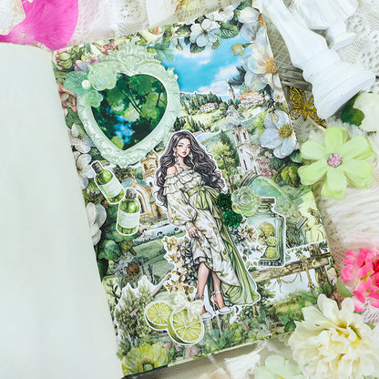 Fresh Green Sticker Book