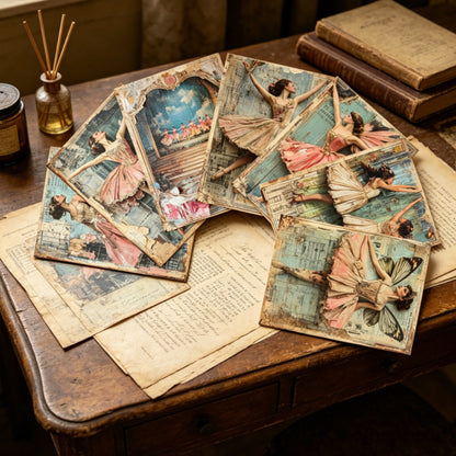 Ballet Girl Papers 16pcs