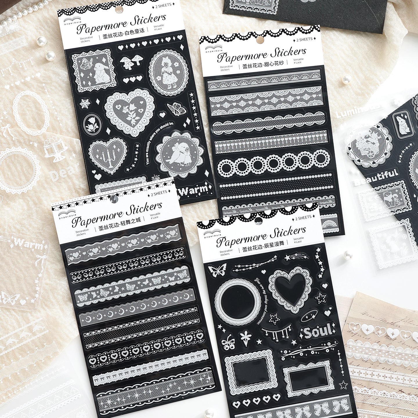 Lace Border Stickers