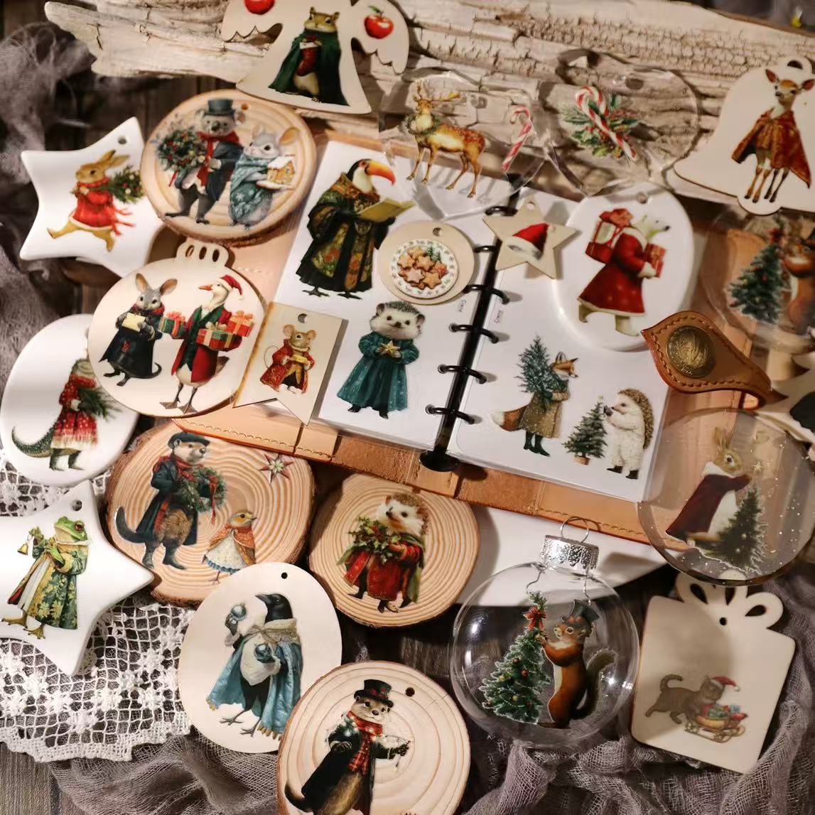 Christmas Animal Transfer Stickers