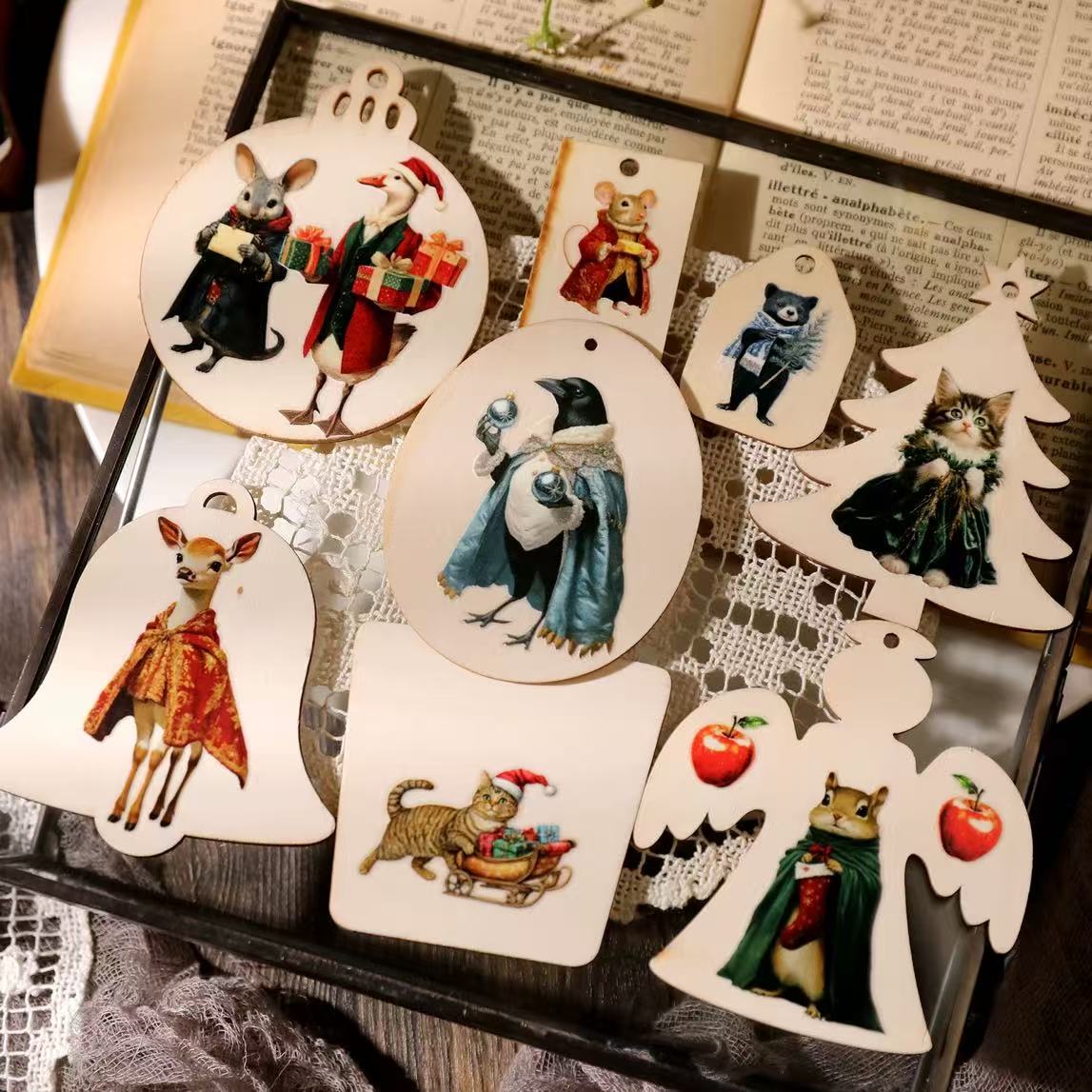 Christmas Animal Transfer Stickers