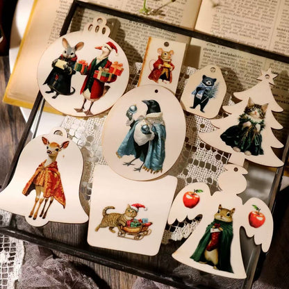 Christmas Animal Transfer Stickers