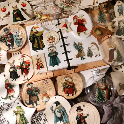 Christmas Animal Transfer Stickers