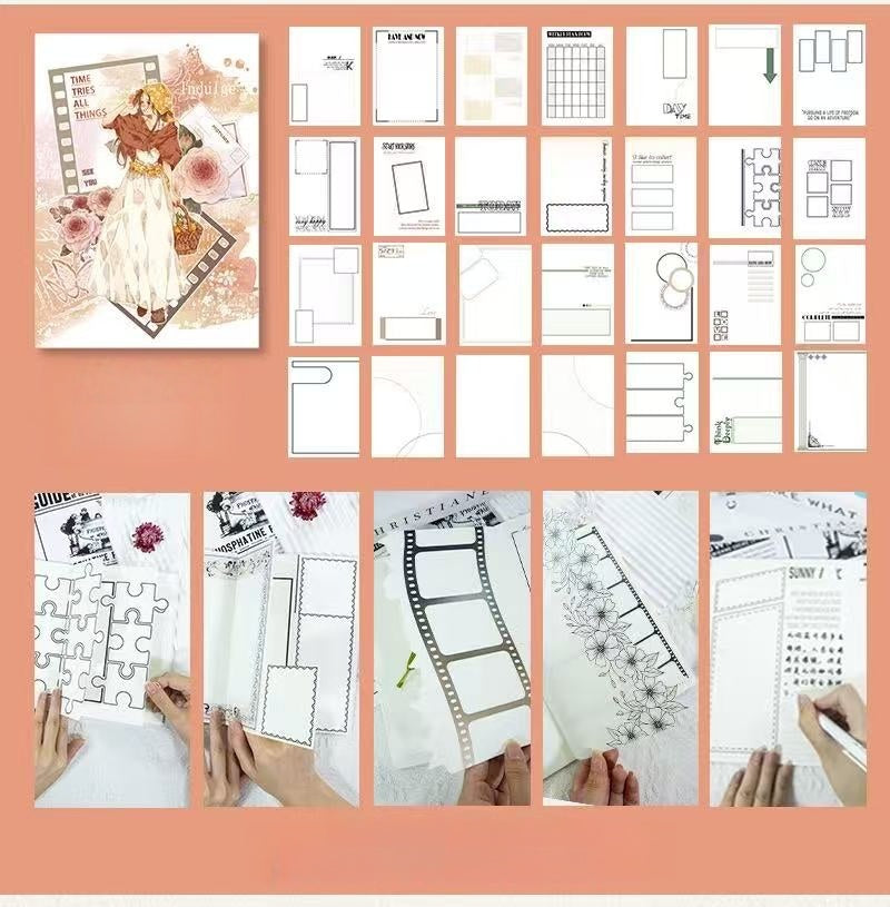 Misty Island Blossoms Shaped Notebook