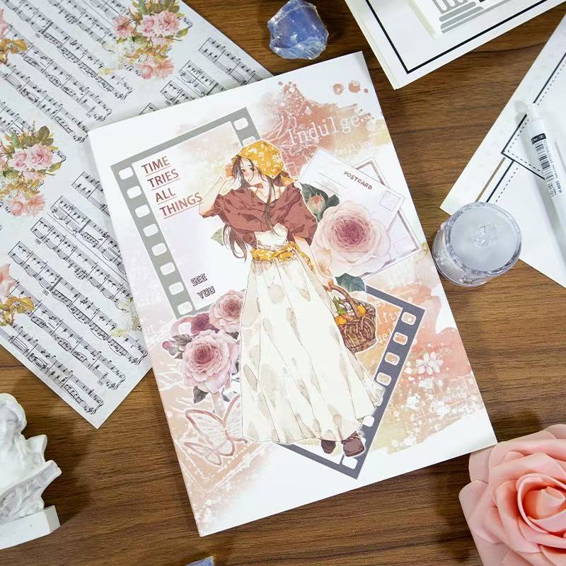 Misty Island Blossoms Shaped Notebook