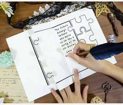 Misty Island Blossoms Shaped Notebook