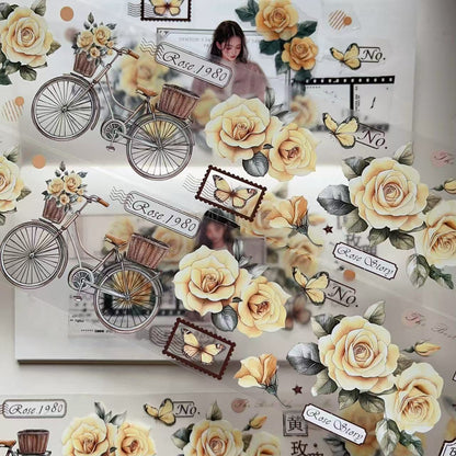 6cm*50cm Yellow Rose Tape