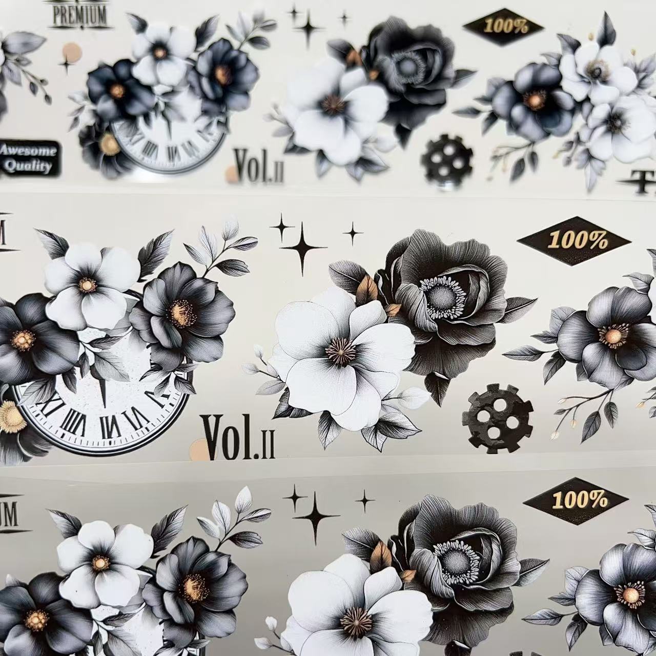 6cm*50cm Time wheel Narrative Tape