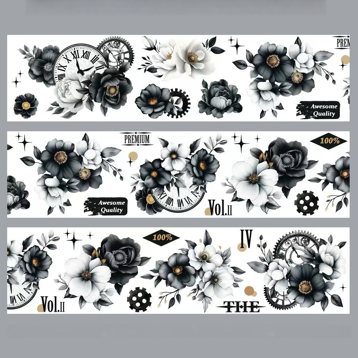 6cm*50cm Time wheel Narrative Tape