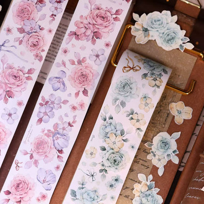 5.5cm*120cm Morning Mist Floral Tape