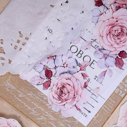 5.5cm*120cm Morning Mist Floral Tape