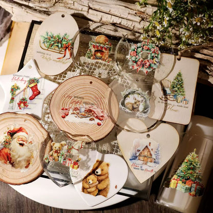 Christmas Quote Rub-on Stickers