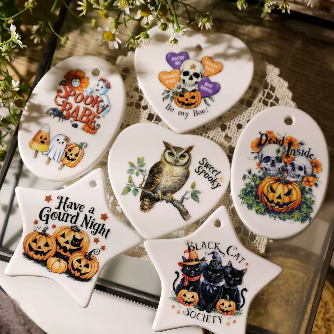 Colorful Halloween Rub-on Stickers
