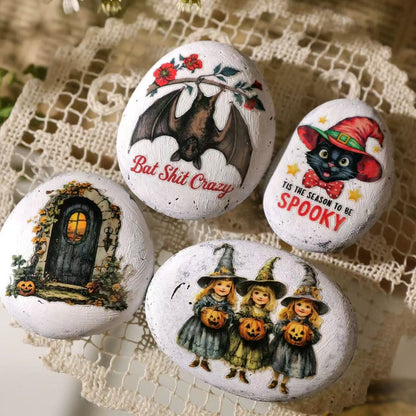 Colorful Halloween Rub-on Stickers