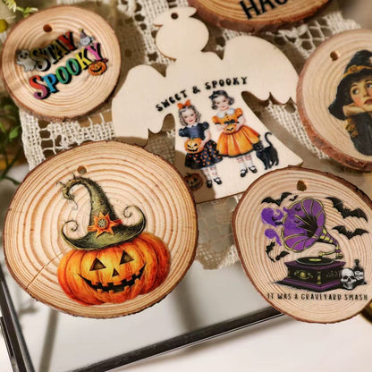 Colorful Halloween Rub-on Stickers
