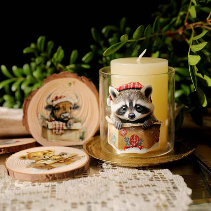 Christmas Pet Gift Box Rub-on Stickers