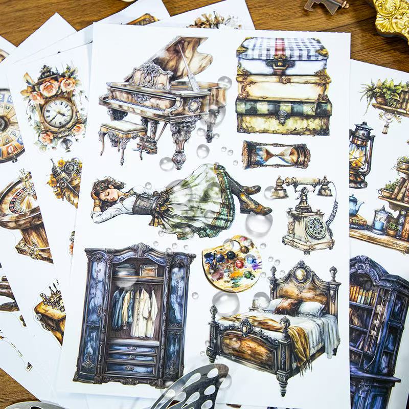 Vintage Rust Sticker Book – Doodle Diarys