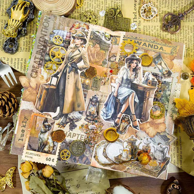 Vintage Rust Sticker Book – Doodle Diarys
