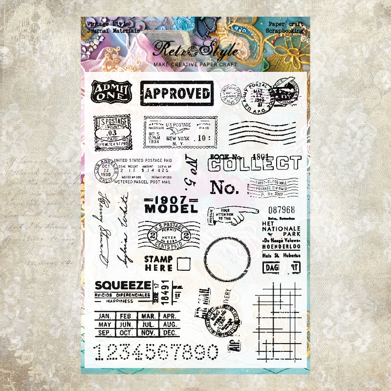 Clear Silicone Stamps 12