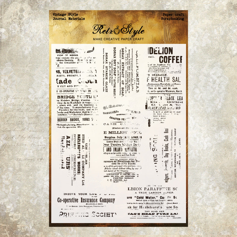 Clear Silicone Stamps 09