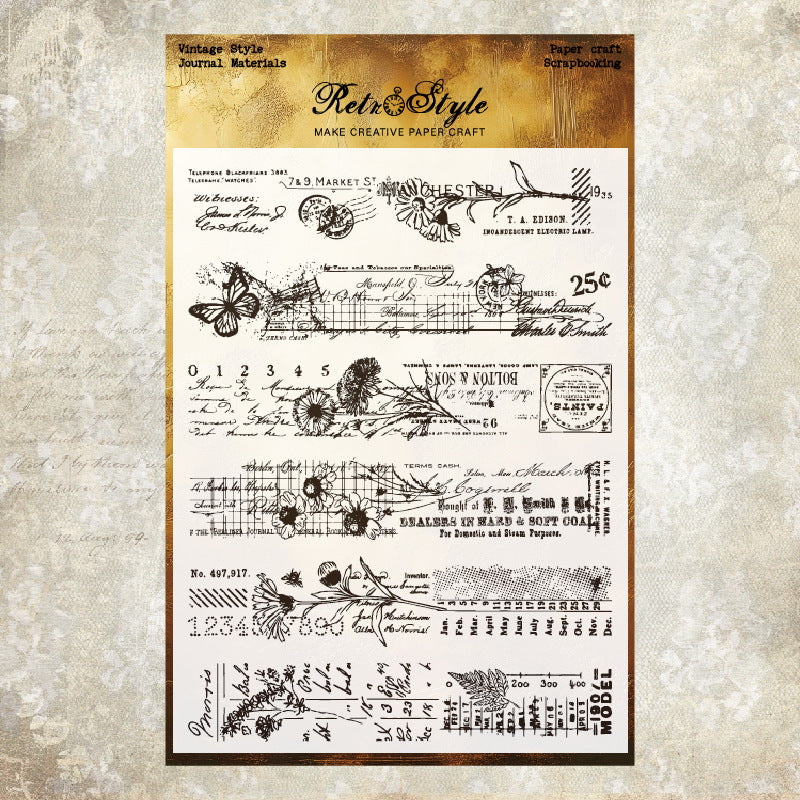 Clear Silicone Stamps 09