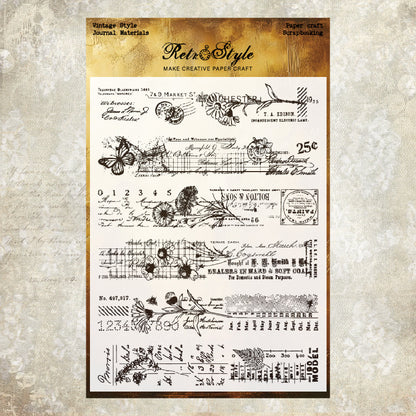 Clear Silicone Stamps 09