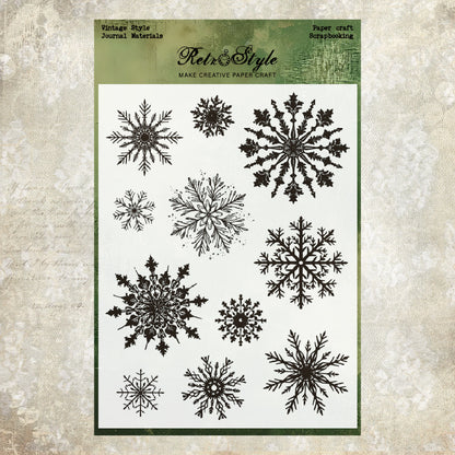 Clear Silicone Vintage Stamps 05