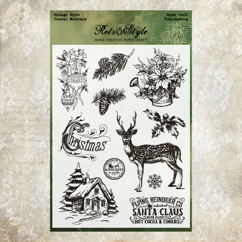 Clear Silicone Vintage Stamps 05