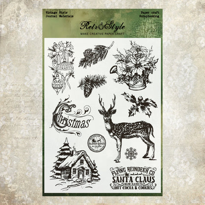 Clear Silicone Vintage Stamps 05