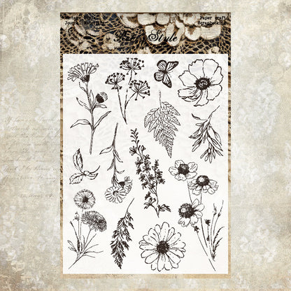 Clear Silicone Stamps 07