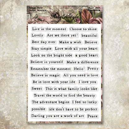 Clear Silicone Stamps 11