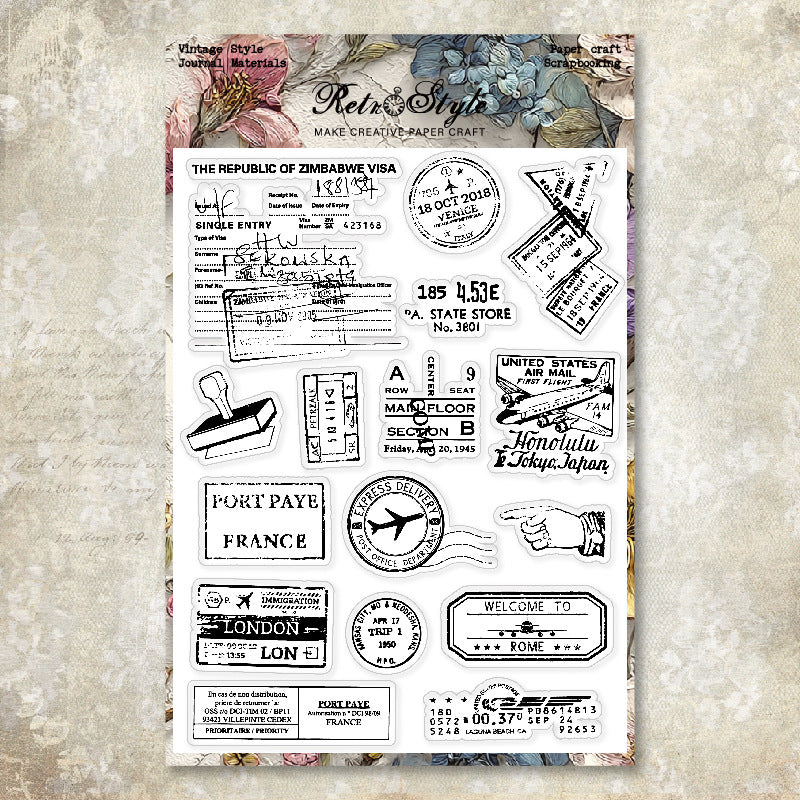 Clear Silicone Stamps 06