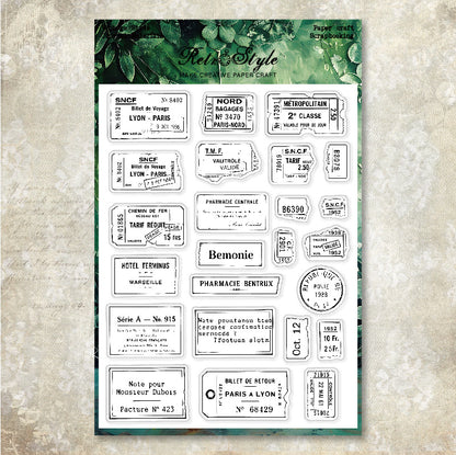 Clear Silicone Stamps 15