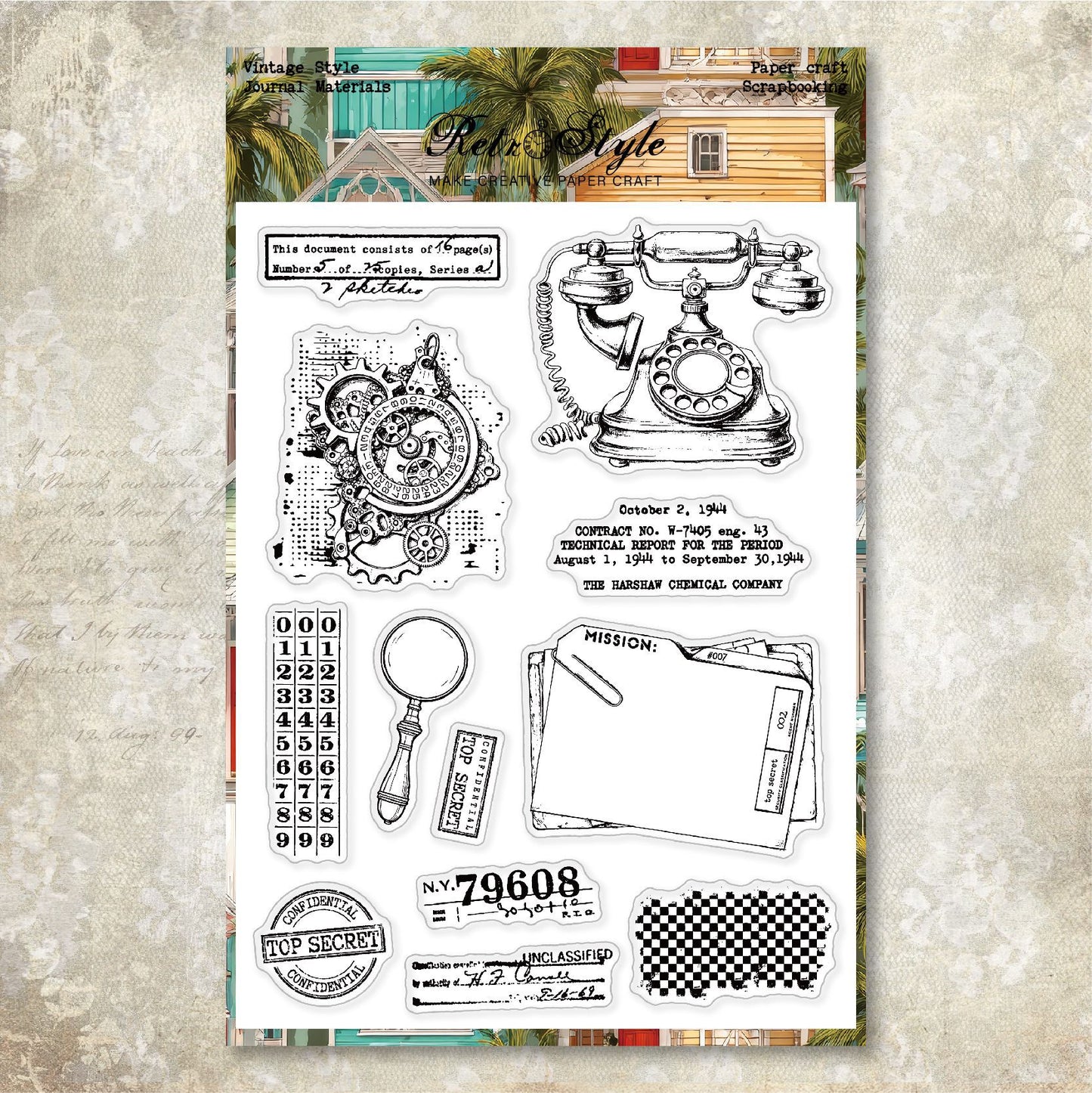 Clear Silicone Stamps 16