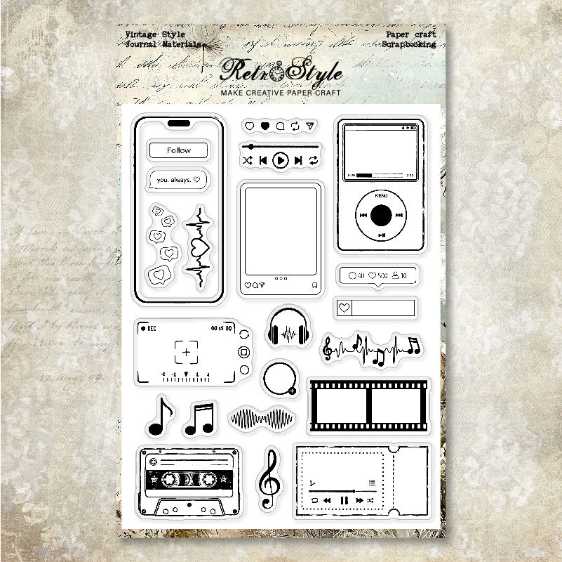 Clear Silicone Stamps 18