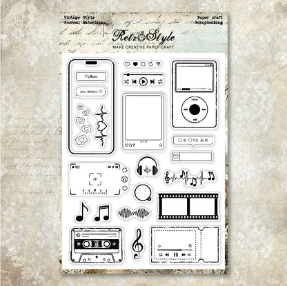 Clear Silicone Stamps 18