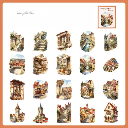 Little Town Wanderings Stickers