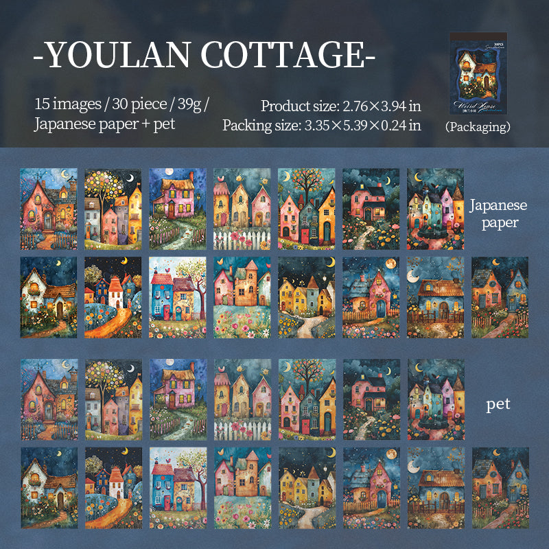 Whimsical Haunted Cottage sticker book