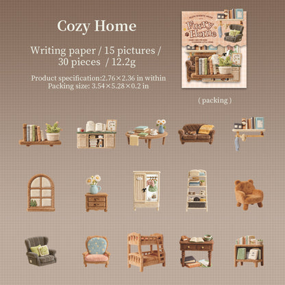 Cozy Plush Home Sticker