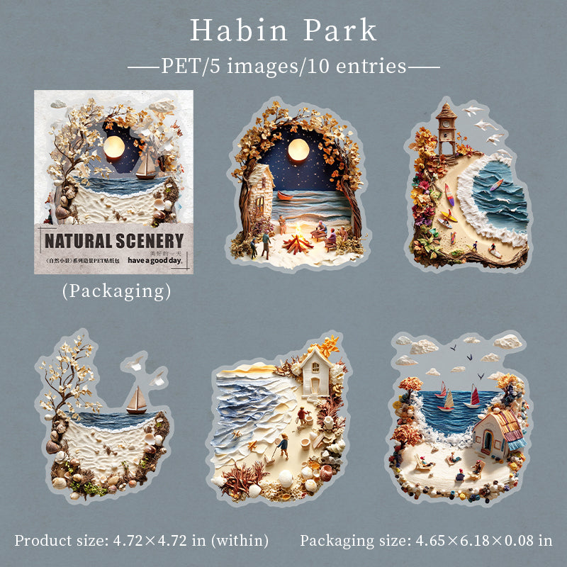 Natural Little Scenes Stickers