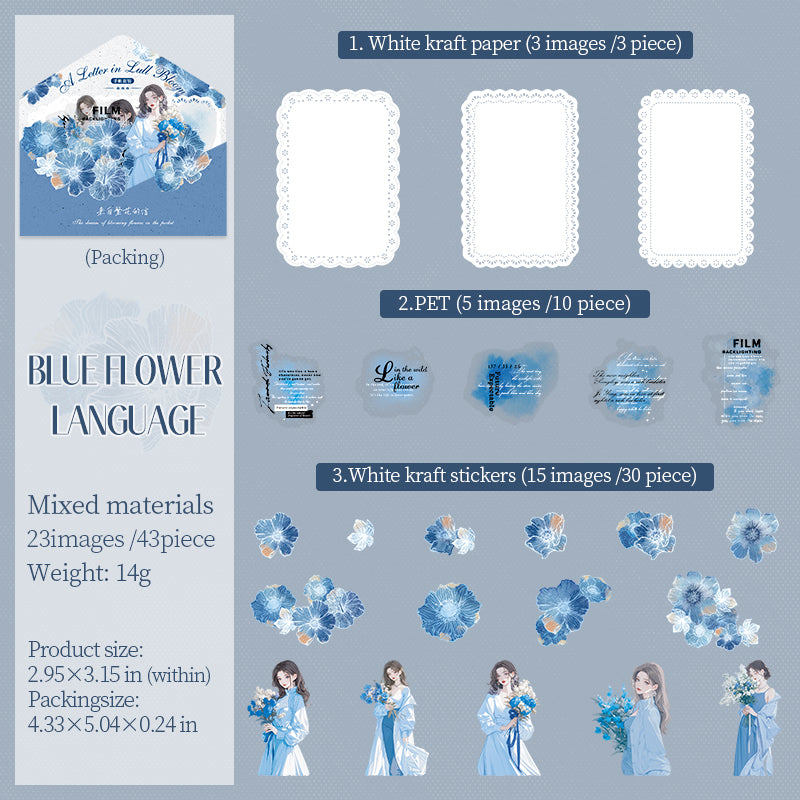 Letters from Blossoms Stickers