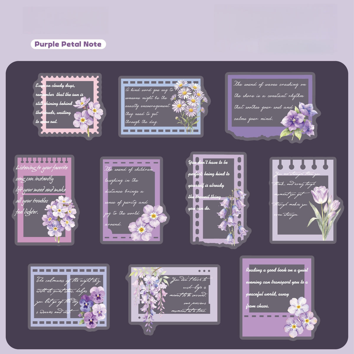 Floral Mail Stickers