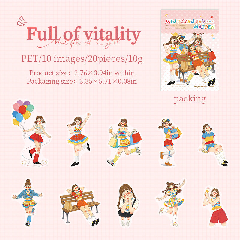 Minty Girl Stickers